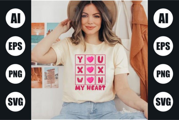 Download You Xox Won My Heart Valentine's T Shirt - Valentine Collection