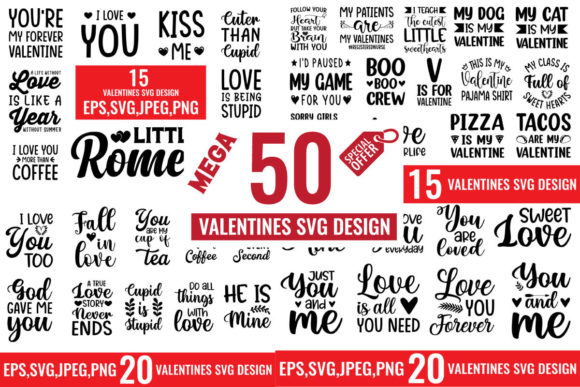 Download Valentine Svg Mega Bundle - Valentine Collection