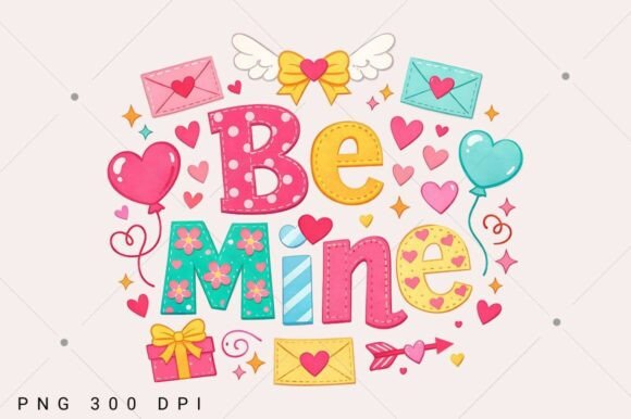 Download Be Mine PNG, Vintage Coquette Valentine - Valentine Collection