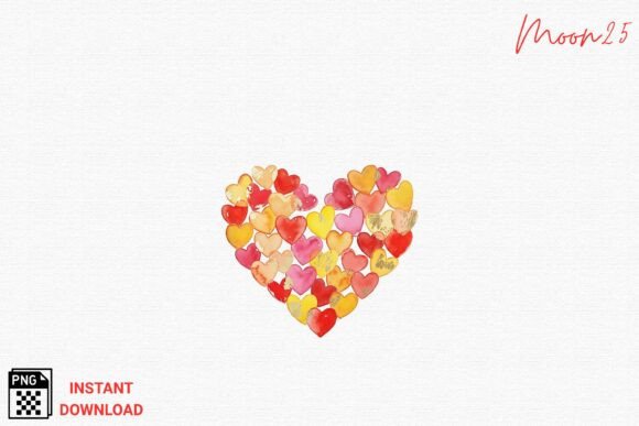 Download Watercolor Heart Love Valentine Png - Valentine Collection