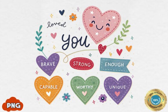 Download Valentine Candy Heart PNG,You Are Enough - Valentine Collection