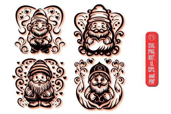 Download Cricut Valentine Gnome SVG Bundle - Valentine Collection