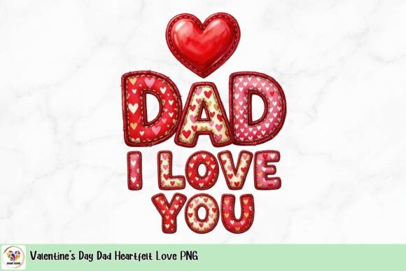 Download Valentine's Day Dad Heartfelt Love PNG - Valentine Collection