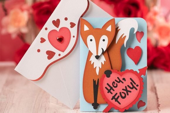 Download Foxy Valentine Card - Valentine Collection
