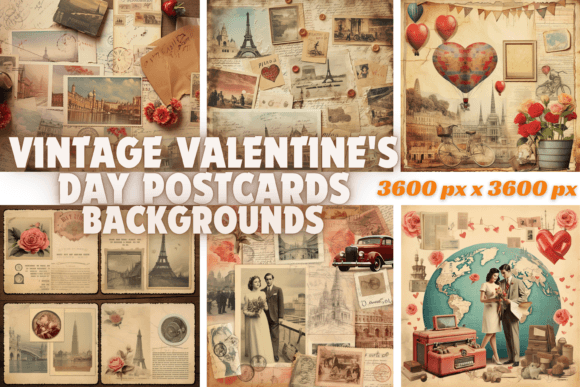 Download Vintage Valentine's Day Postcards - Valentine Collection