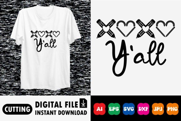 Download Xoxo Y'all Happy Valentine's Day Shirt - Valentine Collection