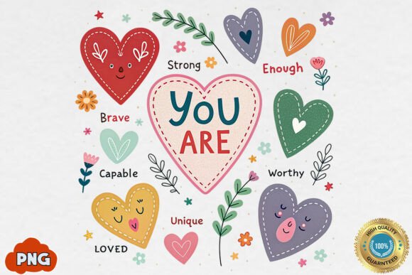 Download Valentine Candy Heart PNG,You Are Enough - Valentine Collection