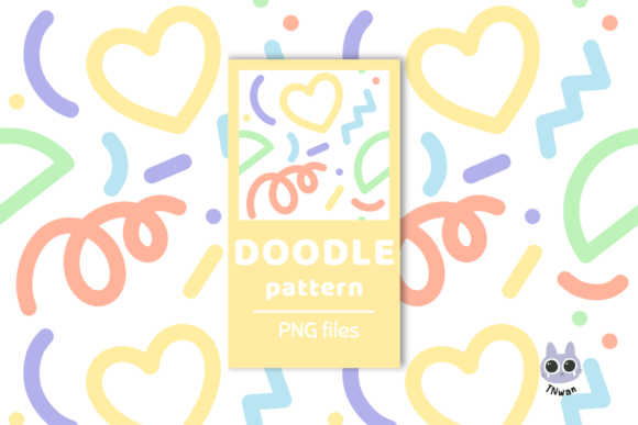 Download Heart Minimal Doodle Valentine Pattern - Doodle valentine Collection