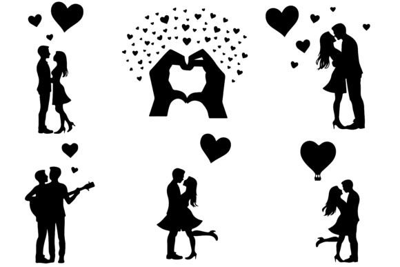 Download Valentine Silhouette Collection - Valentine Collection