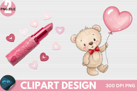 Download Retro Pink Valentine Clipart PNG - Valentine Collection
