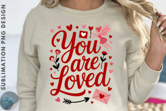 Download You Are Loved PNG, Boho Valentine Floral - Valentine Collection