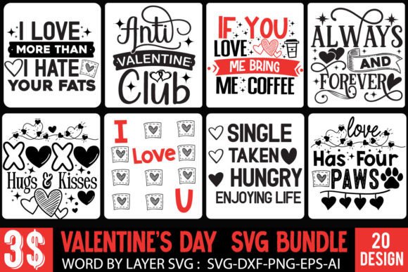 Download Valentine's Day SVG Bundle - Valentine Collection