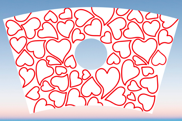 Download Doodle Valentine Heart Starbucks Cup Svg - Doodle valentine Collection