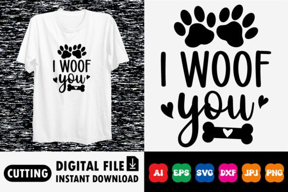 Download I Woof You Happy Valentines Day Shirt - Valentine Collection