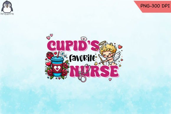 Download Cupid's Favorite Nurse Valentine PNG - Valentine Collection