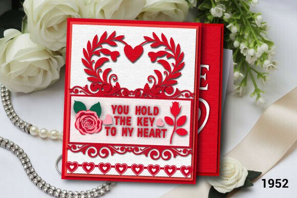 Download Valentine’s Day SVG Layer Gift Card 1952 - Valentine Collection