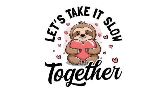 Download Sloth Valentine Graphic for Sloth Lovers - Valentine Collection