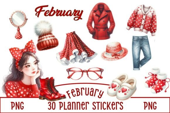 Download 30 February Valentine Stickers PNG - Valentine Collection