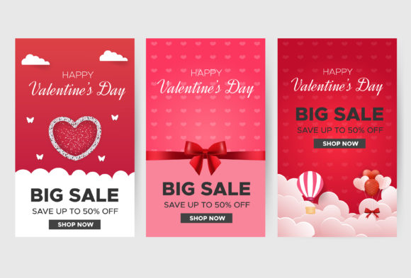 Download Valentines Day Sale Poster Template - Valentine Collection