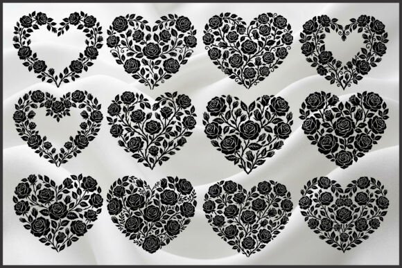 Download Rose Floral Heart Valentine Rose - Valentine Collection