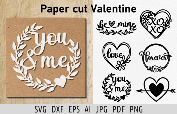 Download Valentine Wreath Svg Paper Cut Love Svg - Valentine Collection