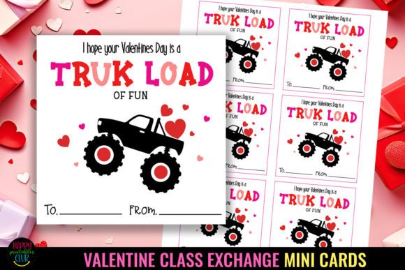 Download Printable Valentines Class Exchange Card - Valentine Collection