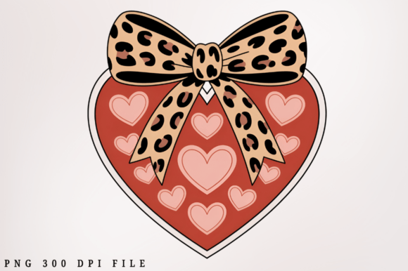 Download Leopard Valentines Day Heart PNG Design - Valentine Collection