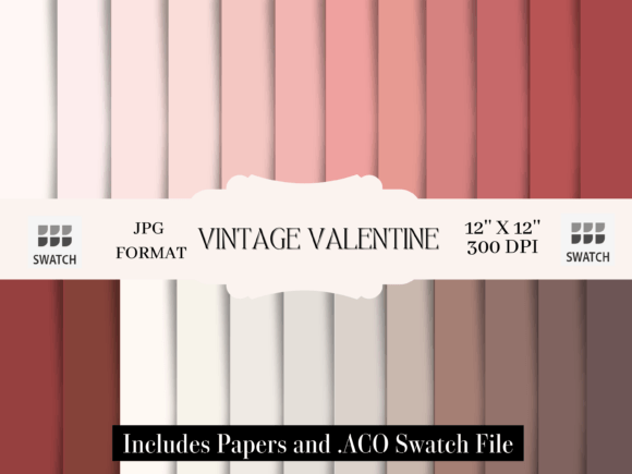 Download Vintage Valentine: Colors + JPGs - Valentine Collection