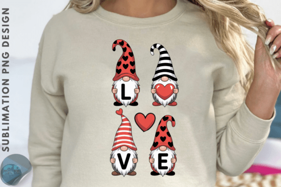 Download Valentine Gnomes Sublimation PNG Design - Valentine Collection
