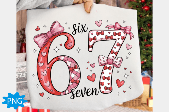 Download Coquette Valentine 67 Six Seven PNG, Bow - Valentine Collection