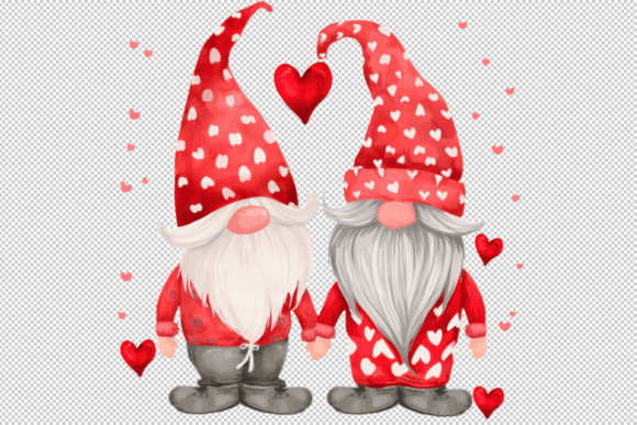 Download Couple of Gnomes Clipart Valentine's Day - Valentine Collection