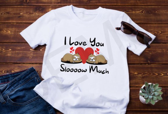 Download Valentine Shirt Svg, I Love You Slow - Valentine Collection