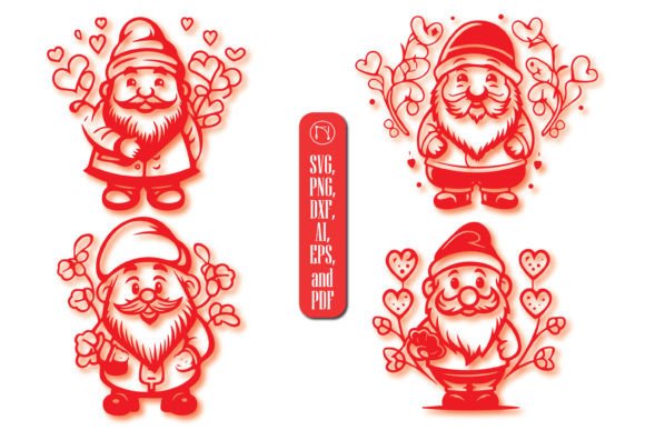 Download Cricut Valentine Gnome SVG Bundle - Valentine Collection