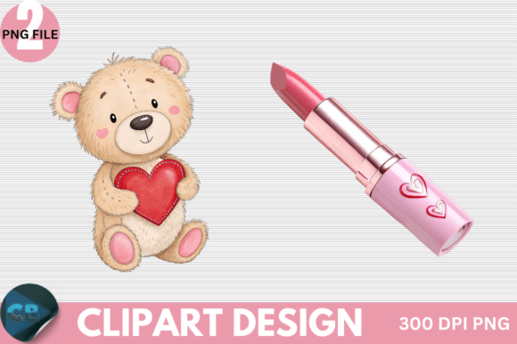Download Retro Pink Valentine Clipart PNG - Valentine Collection