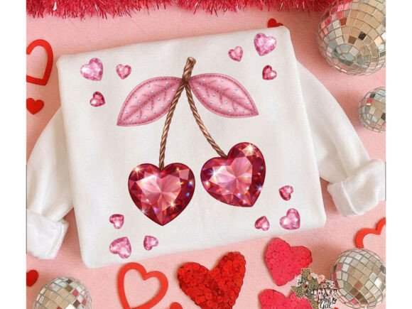 Download Retro Coquette Cherry Valentine Shirt Png - Valentine Collection