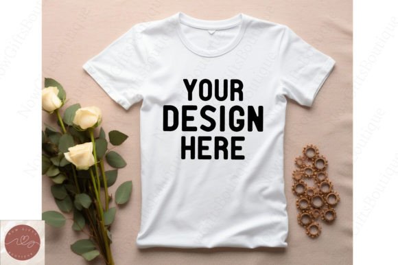 Download Bella 3001 Valentines T-Shirt Mockup 3 - Valentine Collection