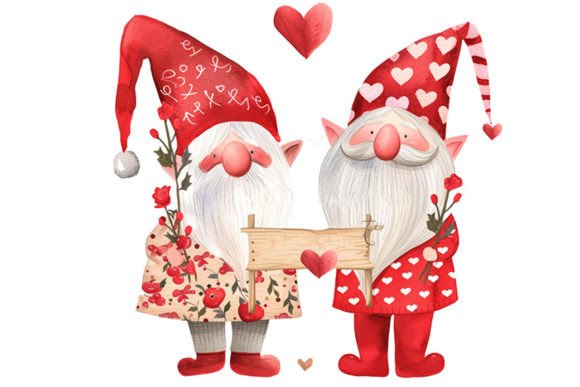 Download Gnomes Clipart Valentine's Day - Valentine Collection
