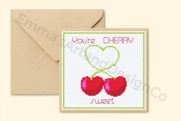 Download Stitched Valentines Day Card - Valentine Collection