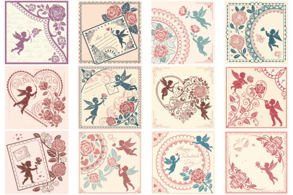 Download Vintage Valentine Cards - Valentine Collection