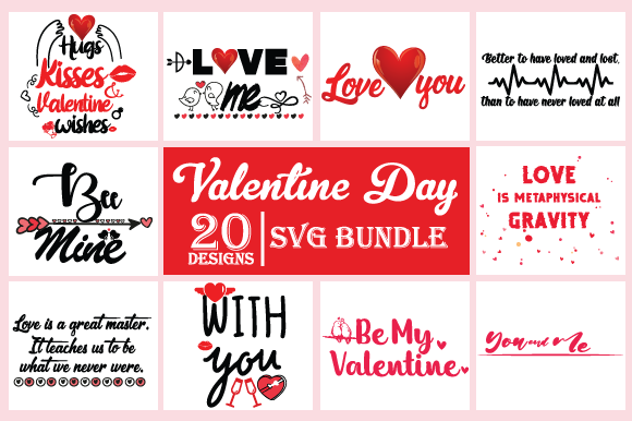 Download Valentine's Day Svg Bundle - Free Design - Valentine Collection