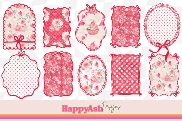Download Coquette Valentine Frame Bundle - Valentine Collection