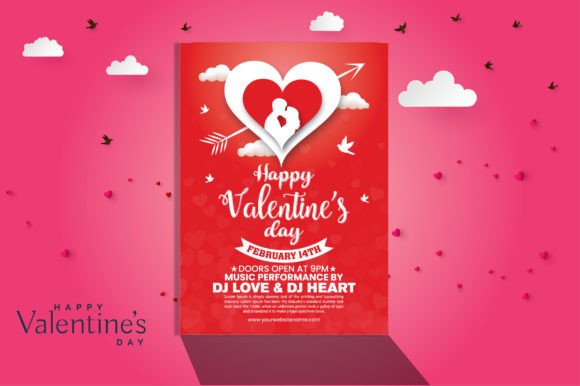 Download Valentines Flyer Template Design - Valentine Collection