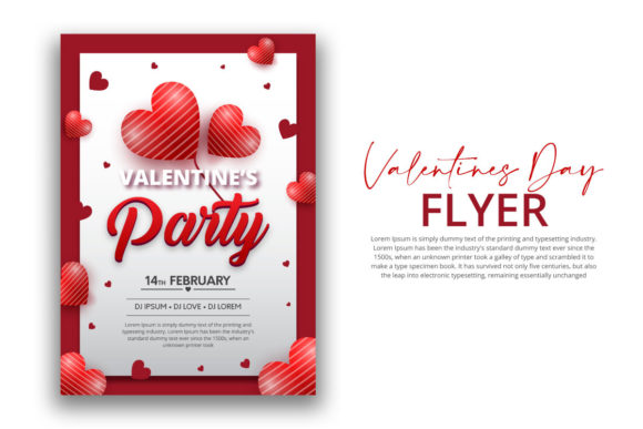 Download Valentine's Day Nice Flyer Design - Valentine Collection