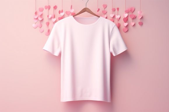 Download Valentines T-Shirt Mockup - Valentine Collection