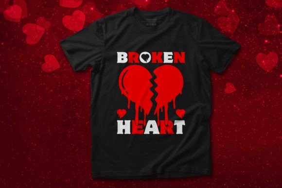 Download Broken Heart Valentine's T Shirt. - Valentine Collection