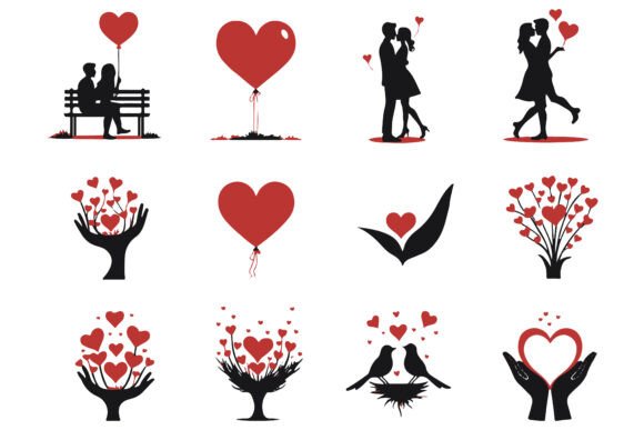 Download Valentine Silhouette Collection - Valentine Collection