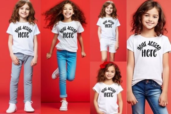 Download Valentine Shirt Mockup Bundle Youth - Valentine Collection