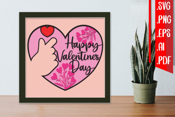 Download Valentine Layered Papercut 4 Svg Eps Png - Valentine Collection