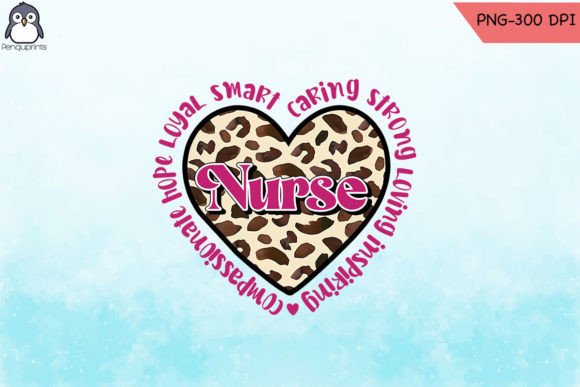 Download Leopard Heart Nurse Valentine PNG - Valentine Collection