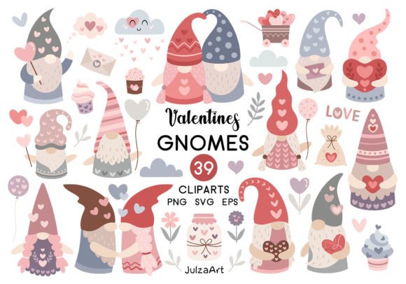 Download Valentine Gnome Clipart, Valentines Day - Valentine Collection